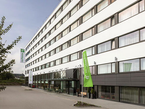 Außenansicht Holiday-Inn-Hotel, München Leuchtenbergring
